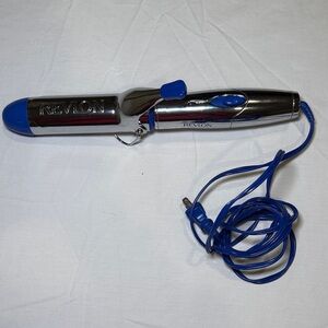 Revlon Perfect Heat Ceramic 1" Curling Iron in Chrome Finish EUC